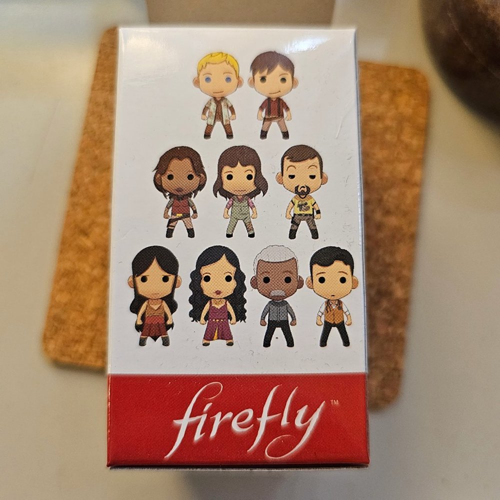 SET OF 4: Firefly QMX Loot Crate Q Bits Mini Figures: Book, Kaylee, River, Zoe